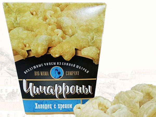 Чичарроны со вкусом холодца и хрена в Царицыно