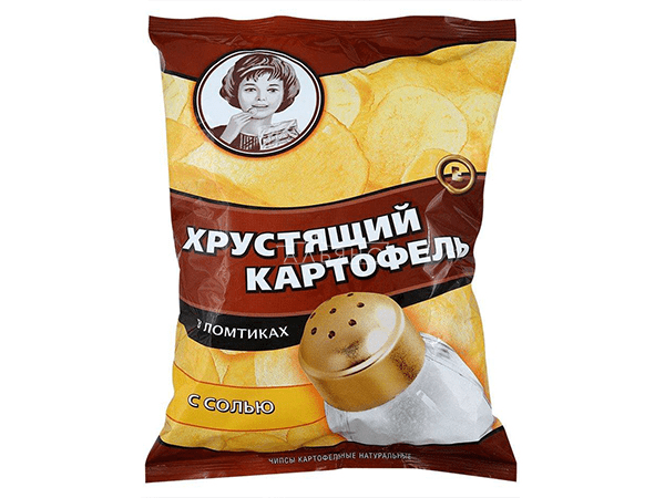 Картофельные чипсы "Девочка" 160 гр. в Царицыно