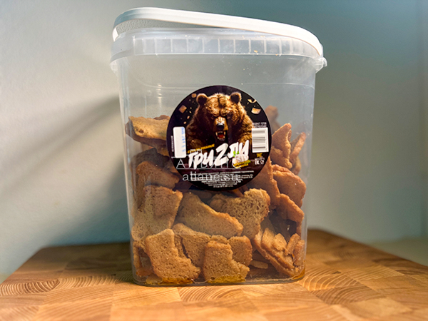 Ведро Ржаные гренки с чесноком в Царицыно