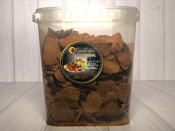 Ржаные гренки со вкусом шашлыка в Царицыно
