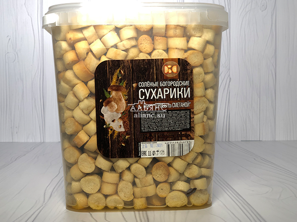 Сухарики с грибами и сметаной в Царицыно