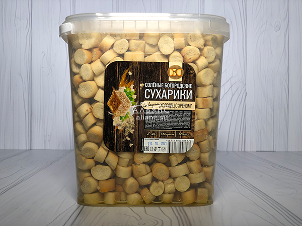 Сухарики с холодцом и хреном в Царицыно