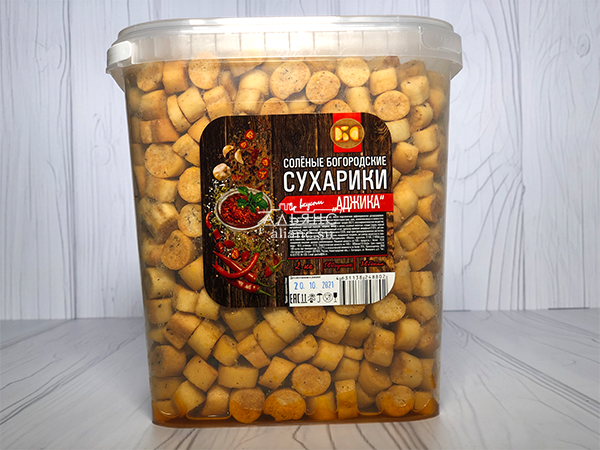 Сухарики с аджикой в Царицыно