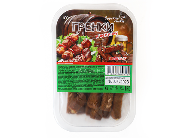 Сурские гренки Шашлык (100 гр) в Царицыно