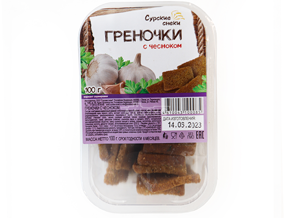 Сурские гренки с Чесноком (100 гр) в Царицыно