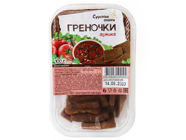 Сурские гренки с Аджикой (100 гр) в Царицыно