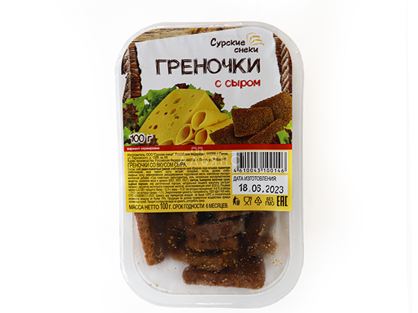 Сурские гренки со вкусом Сыра (100 гр) в Царицыно