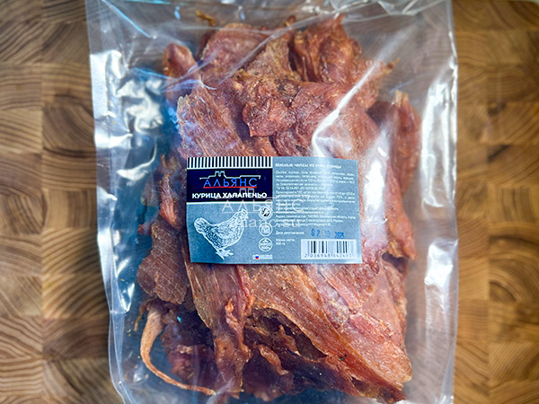 Мясо (АЛЬЯНС) вяленое курица 500гр "С халапеньо" в Царицыно
