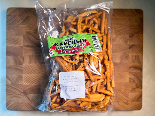 Жареный сыр "ВКУСНЯШКА" (Оливковый) 500гр. в Царицыно