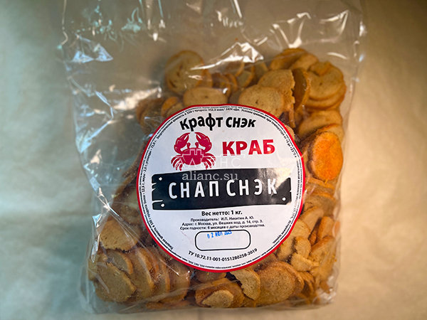 Снапсы ПШЕНИЧНЫЕ "Краб" в Царицыно
