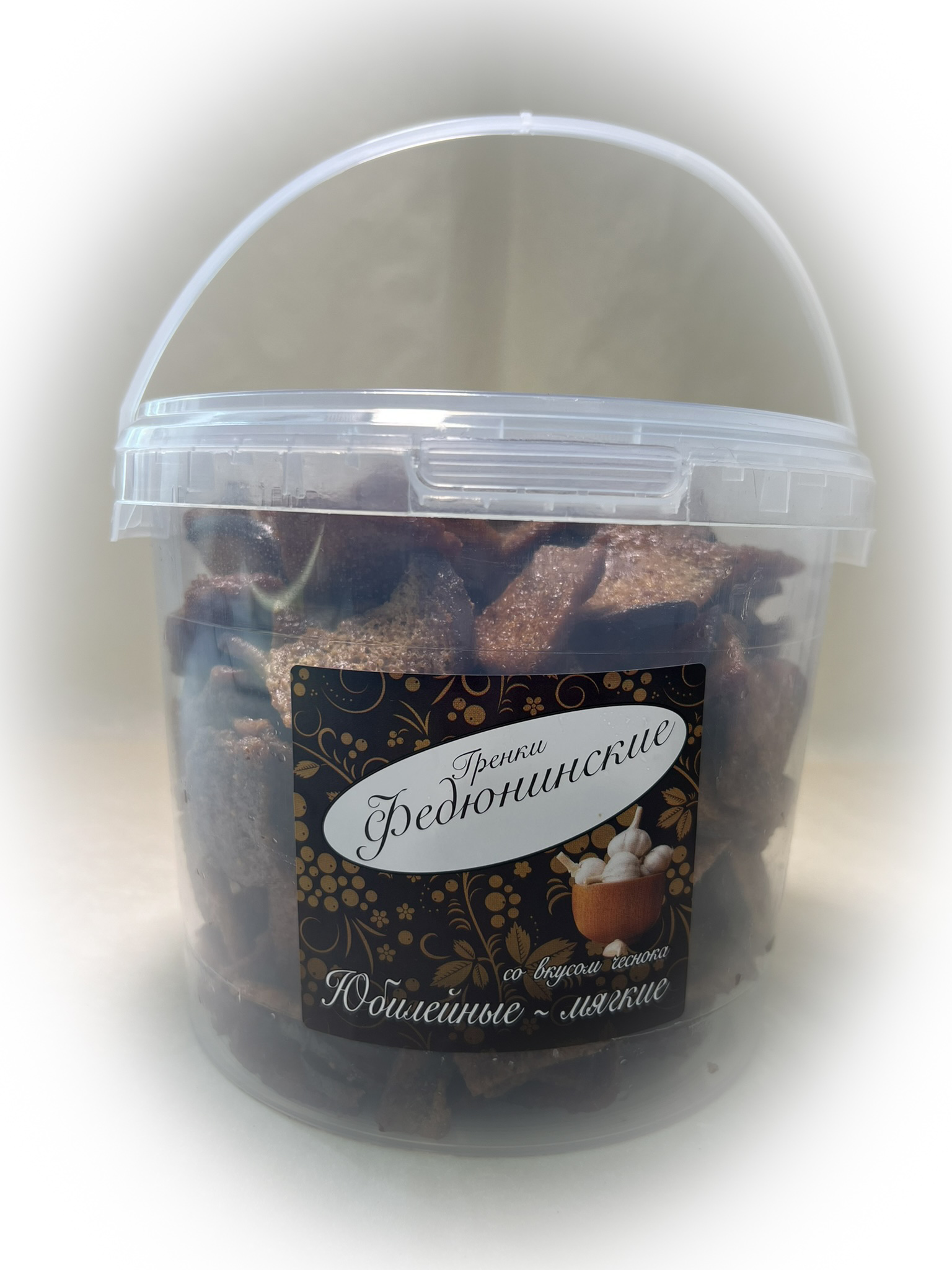 Гренки "ФЕДЮНИНСКИЕ" "Чеснок" (ведро 900 гр.) в Царицыно