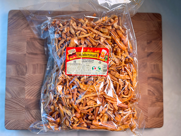 Нитка ЖАРЕНАЯ "Тайский перец" Oktobersnack 1 кг (сырный продукт) в Царицыно