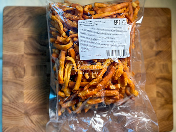 Нитка ЖАРЕНАЯ  Oktobersnack1 кг (сырный продукт) в Царицыно