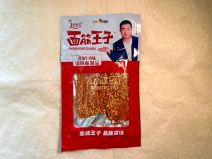 Сурские гренки Сметана с луком (100 гр): Мучные полоски КРАСНЫЕ со вкусом пряной говядины 76 гр