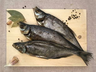 Пелядь вяленая крупная потрошеная: Синец вяленый