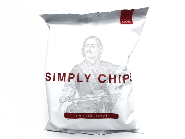 Картофельные чипсы "Simple chips" Пряный томат 80 гр. в Царицыно